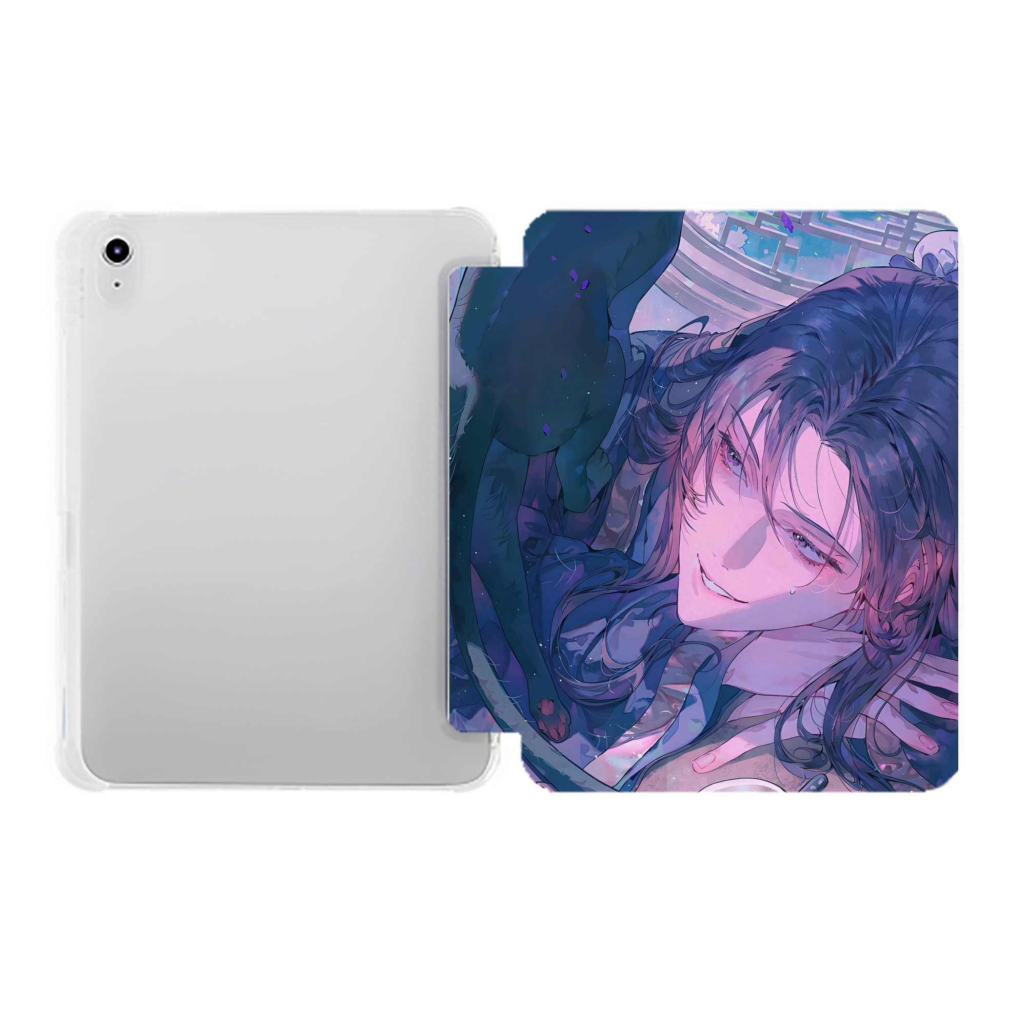 （画像用） 薬屋のひとりごと The Apothecary Diaries IPad ケース ペン収納付き 三つ折りスタンド PUレザー×シリコン 対応機種9.5/10.5/10.9インチ